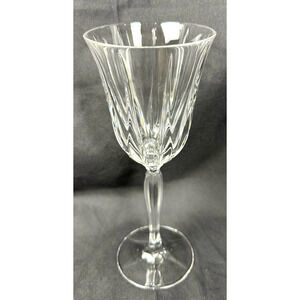 Noritake VENDOME Crystal Water Goblet Vintage Retired 8 5/8" Stunning!